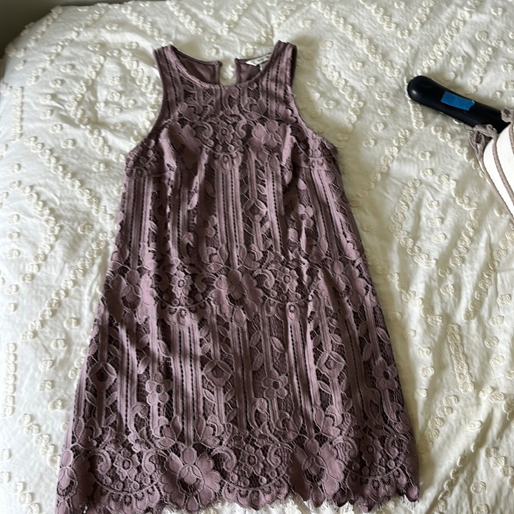 Purple Macys dress nwt